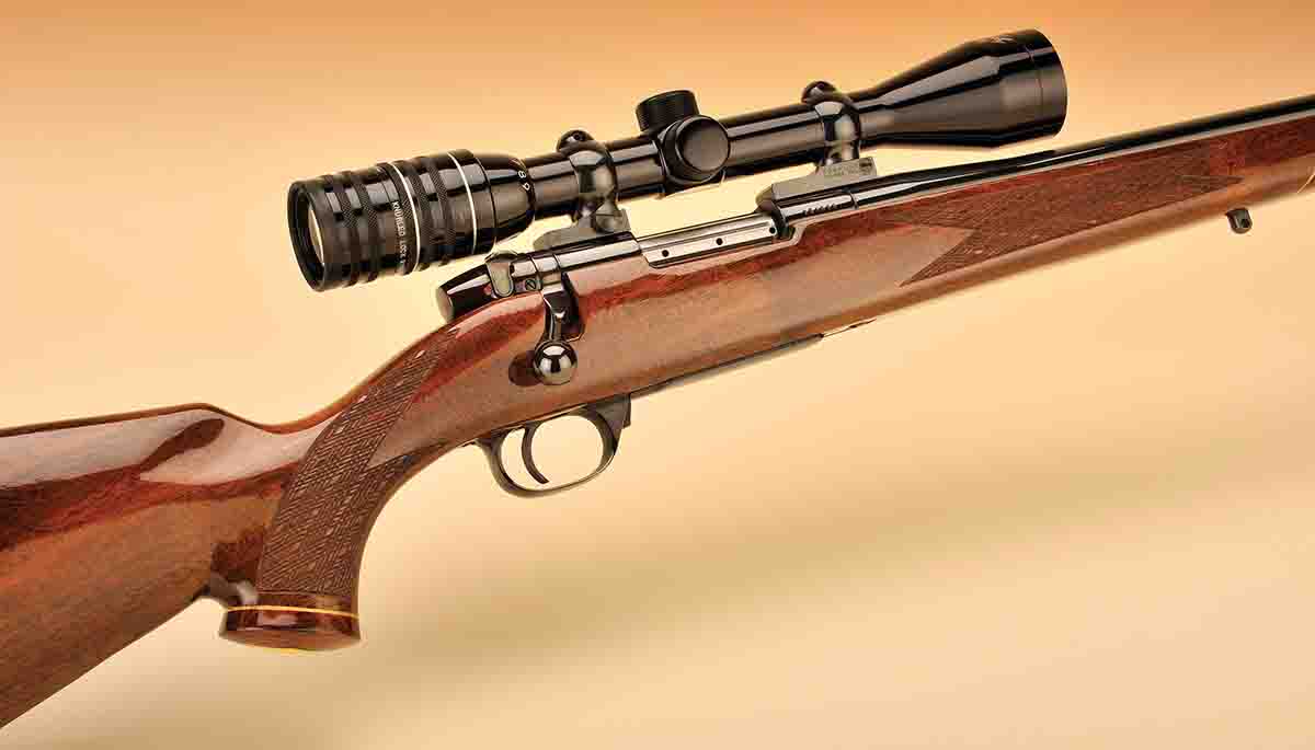 Weatherby’s Varmintmaster rifle has all the traits of its larger counterpart Mark V but is built on a shorter action.
